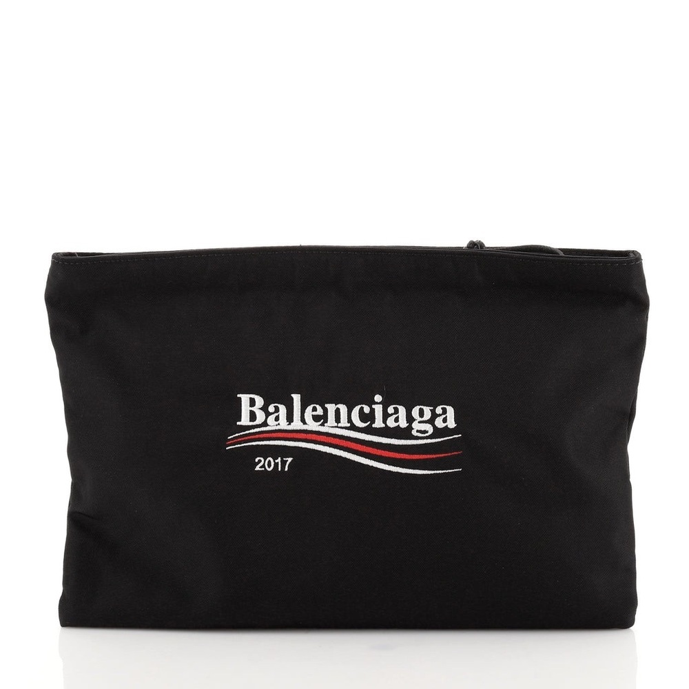 Balenciaga BB Logo Computer Laptop Document Holder Pouch Portfolio Case Clutch